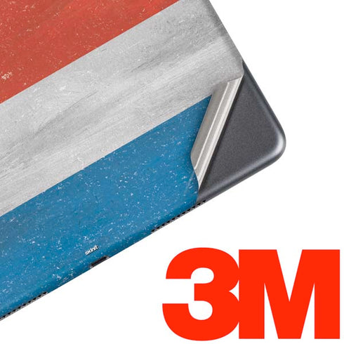 Costa Rican Flag Distressed iPad Skins